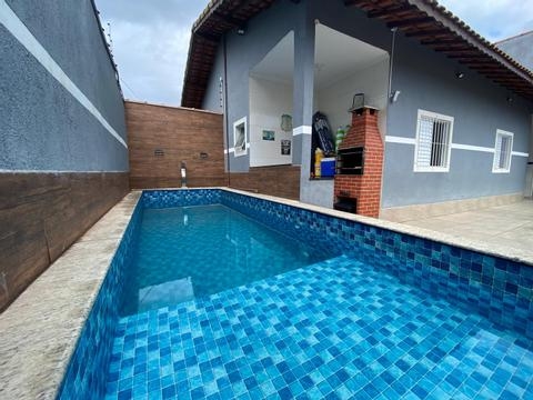 Casa à venda em Mongaguá, Agenor de Campos, com 2 quartos, com 90 m²