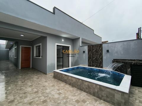 Casa à venda em Mongaguá, residencial, com 2 quartos, com 69.1 m²