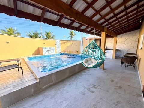 Casa à venda em Mongaguá, Itaóca, com 3 suítes, com 206.8 m²