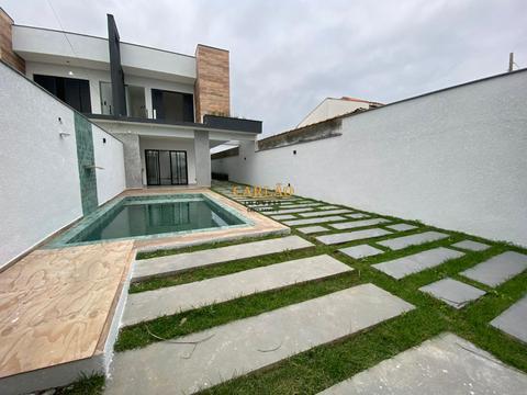 Sobrado à venda em Itanhaém, Bopiranga, com 3 quartos, com 157 m²