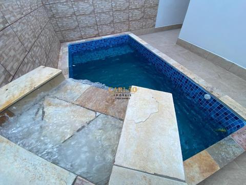 Casa à venda em Mongaguá, Itaóca, com 2 quartos, com 70 m²