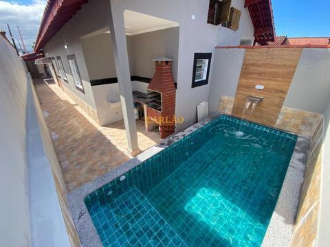 Casa à venda em Mongaguá, Itaóca, com 2 quartos, com 70 m²