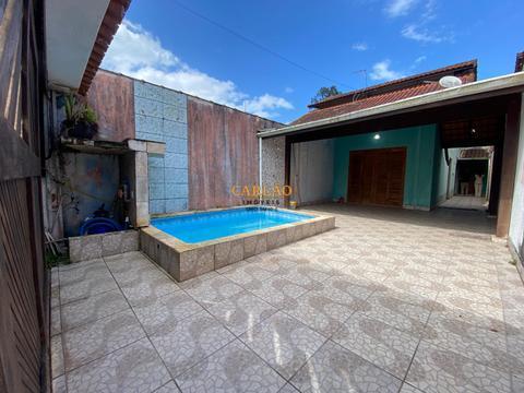 Casa à venda em Mongaguá, Balneário Itaóca, com 3 quartos, com 60 m²