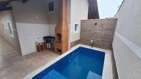 Casa à venda em Itanhaém, Jardim Corumbá, com 3 quartos, com 82.35 m²