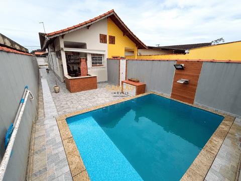 Casa à venda em Mongaguá, Conjunto Residencial Mazzeo, com 2 quartos, com 76.7 m²