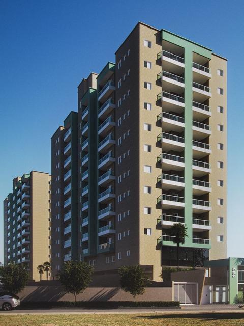 Apartamento à venda em Itanhaém, Centro, com 2 quartos, com 61.45 m², Residencial Dante Frizon