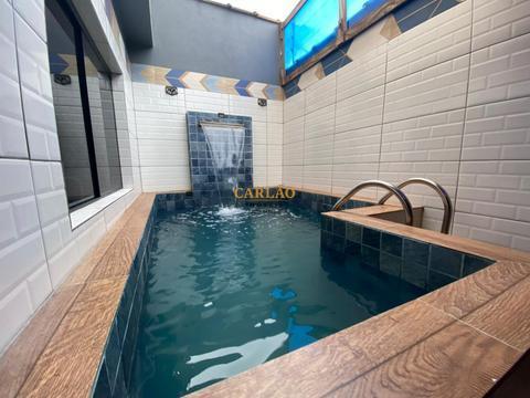 Sobrado à venda em Itanhaém, Campos Eliseos, com 2 suítes, com 90 m²