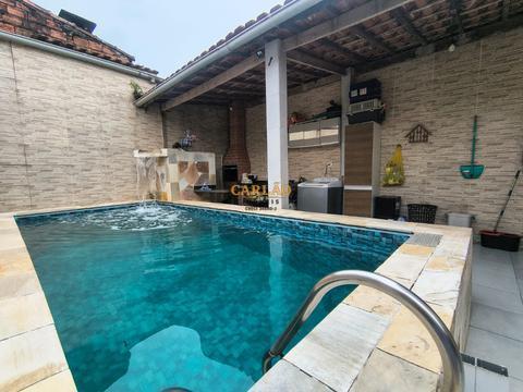 Sobrado à venda em Mongaguá, Jussara, com 3 quartos, com 149.5 m²