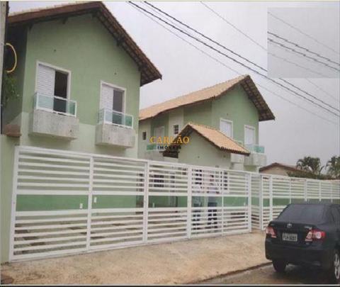 Sobrado à venda em Itanhaém, Cibratel II, com 2 suítes, com 80 m²