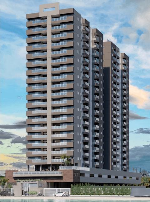 Apartamento à venda em Mongaguá, Jardim Lunamar, com 2 quartos, com 76.28 m²
