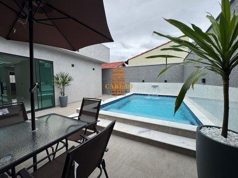 Casa à venda em Itanhaém, Gaivotas, com 3 quartos, com 121 m²