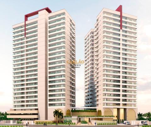 Apartamento à venda em Praia Grande, residencial, com 2 quartos, com 85.71 m², Residencial Portugal
