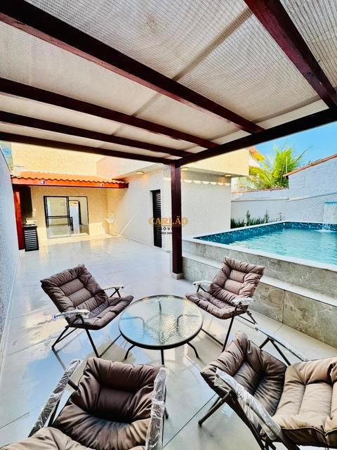 Casa à venda em Itanhaém, Bopiranga, com 3 quartos, com 118 m²