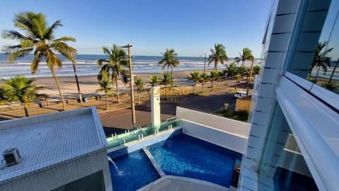 Apartamento à venda em Mongaguá, Balneário Santa Eugênia, com 3 quartos, com 90 m²