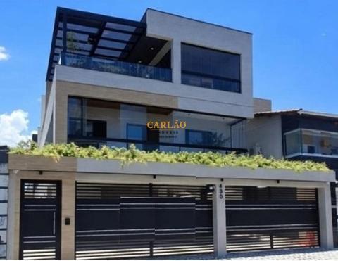 Casa à venda em Praia Grande, residencial, com 4 quartos, com 100 m², Residencial Atlântica